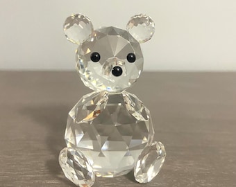 Swarovski  Crystal Figurine, Large Bear from Woodland Friends