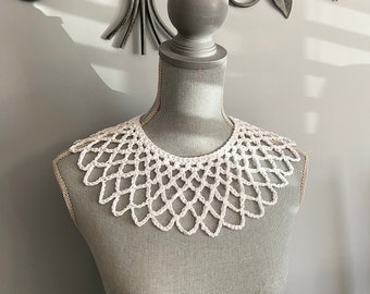 Lace Collar, Ruth Bader Ginsburg Inspired Crochet Collar