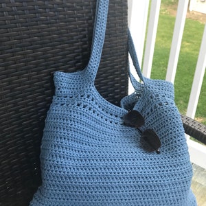 Crochet Pattern Beach Bag Market Tote Instant Download - Etsy