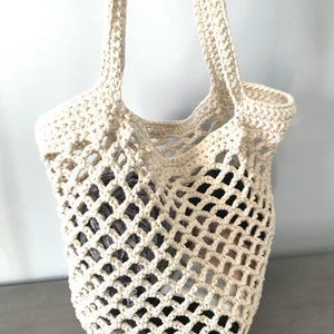 Crochet Pattern Market Tote, Beach Bag, Instant Download image 4