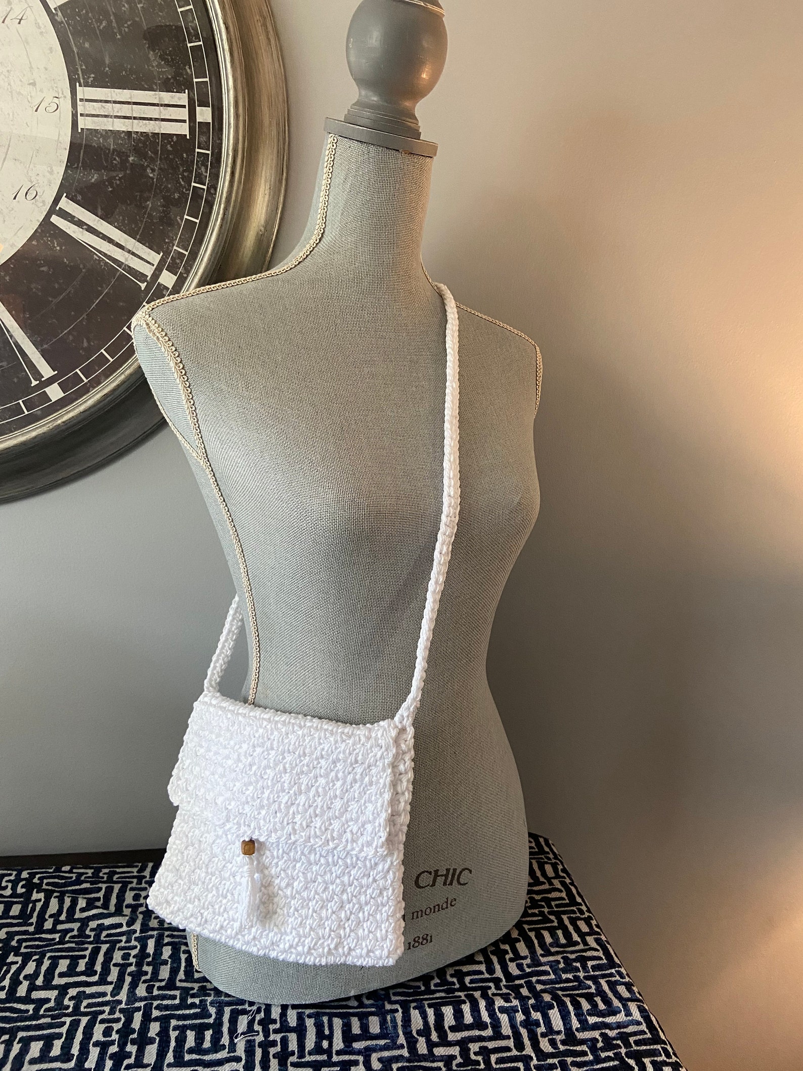 Crochet Pattern Crossbody Bag Purse Instant Download | Etsy