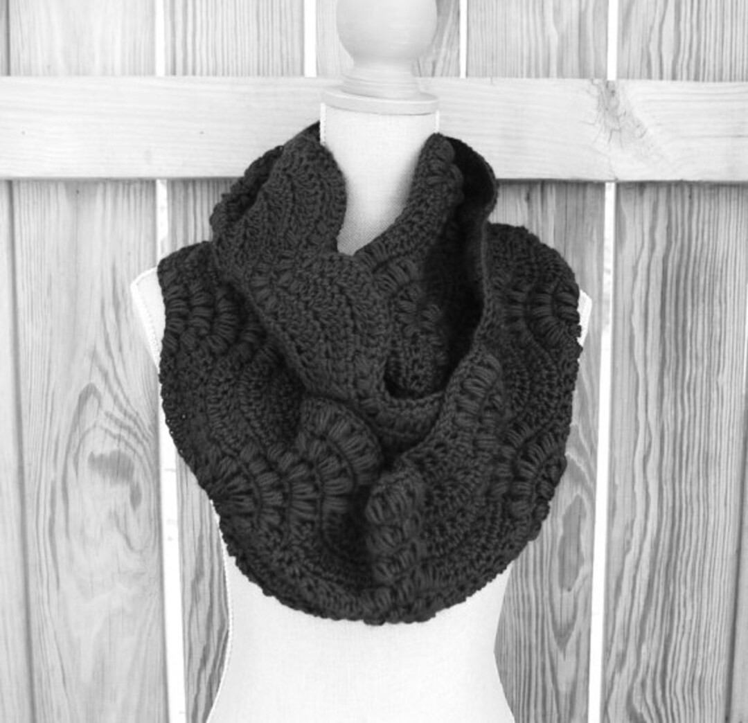 Crochet Pattern Infinity Scarf, Crochet Infinity Scarf, Circle Scarf