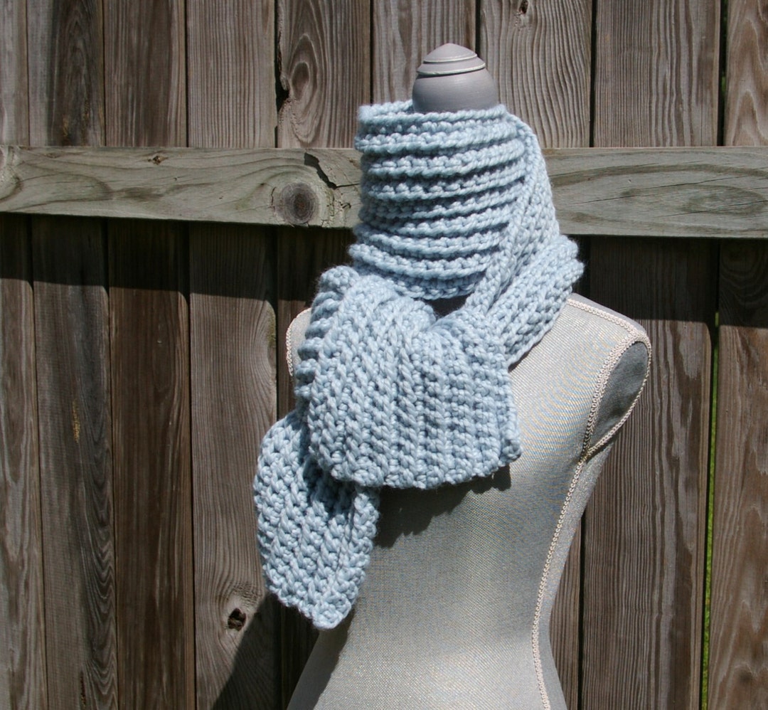 Crochet Pattern Mega Chunky Scarf Pattern Instant Download PDF - Etsy