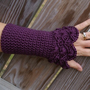 Crochet Pattern - Crochet Arm warmer Pattern - Fingerless Gloves Pattern PDF Instant Download