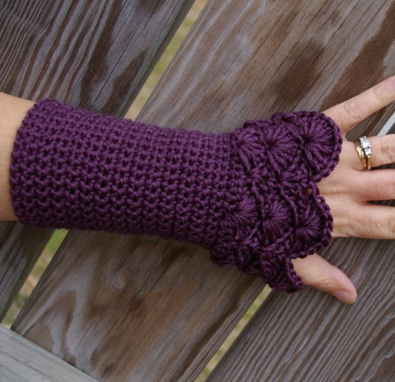 Crochet Pattern Crochet Arm Warmer Pattern Fingerless Gloves Pattern PDF  Instant Download 