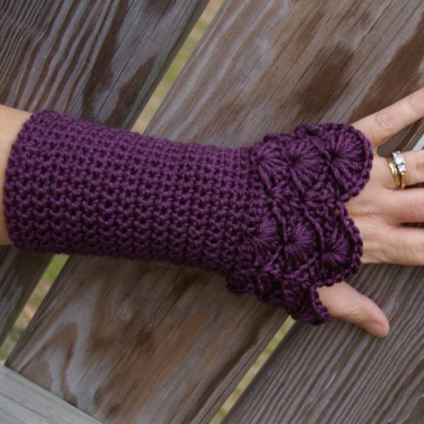 Crochet Pattern - Crochet Arm warmer Pattern - Fingerless Gloves Pattern PDF Instant Download