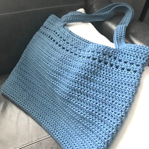 Crochet Pattern Beach Bag, Market Tote, Instant Download image 3