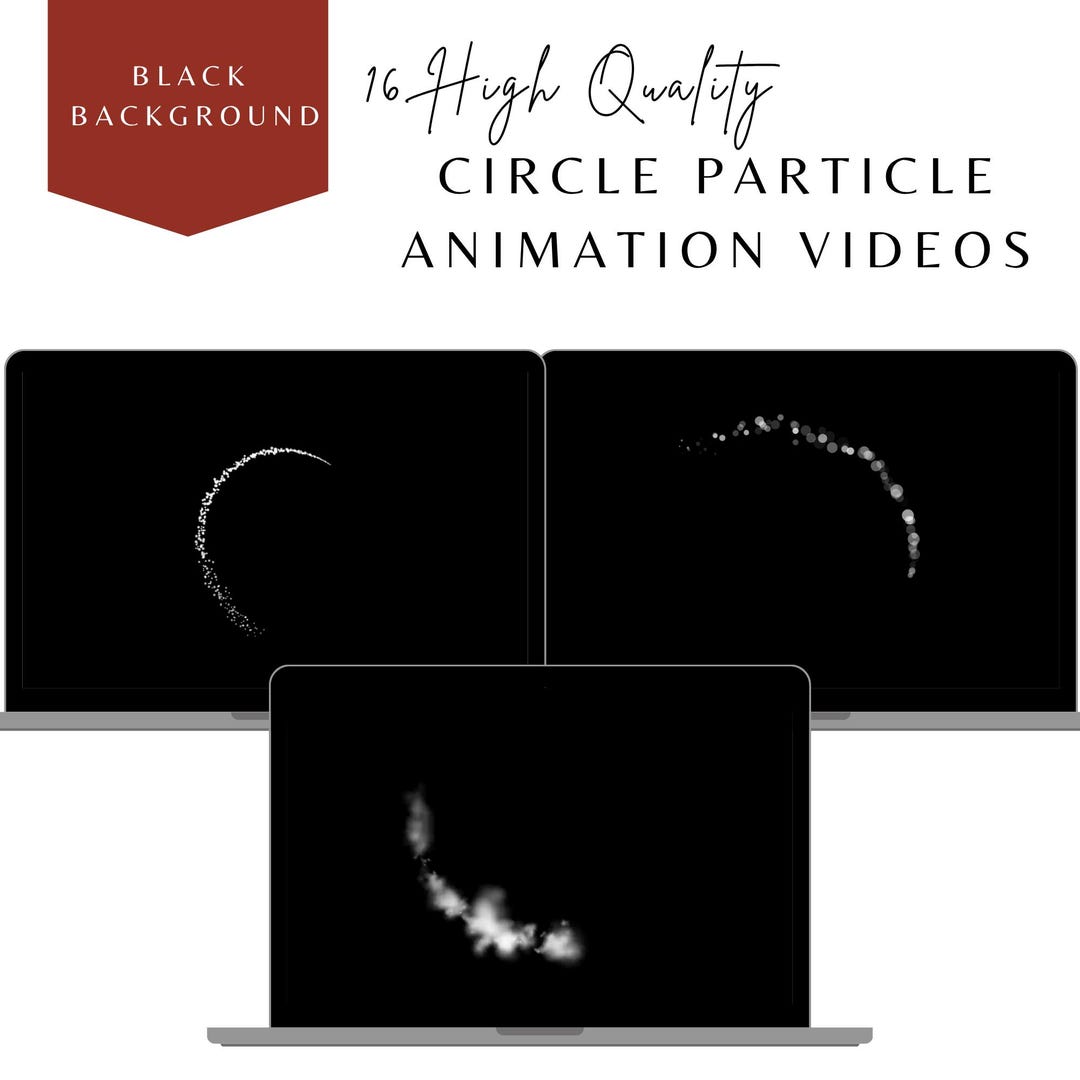 16 Circle Particle Animation Videos | Particle Overlays, Transition ...
