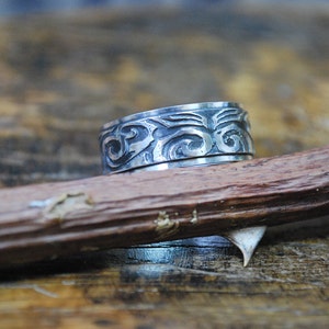 Bague homme ou femme Maorie en argent massif
