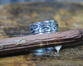 Bague homme ou femme Maorie en argent massif