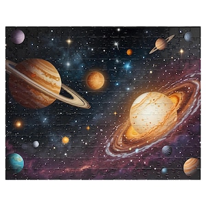 Puzzles for Adults, Outer Space Dream Jigsaw Puzzle, Astronomy Gift, Space Lover Gift, Fun Family Activities