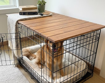 Copertura per cuccia per cani, copertura per cuccia in legno, mobili per animali domestici, pino naturale