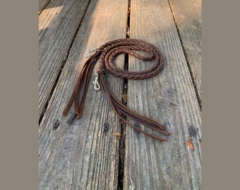 Handmade 4 Strand Round Braided Leather Handbag Strap: Western Purse Crossbody Accessory