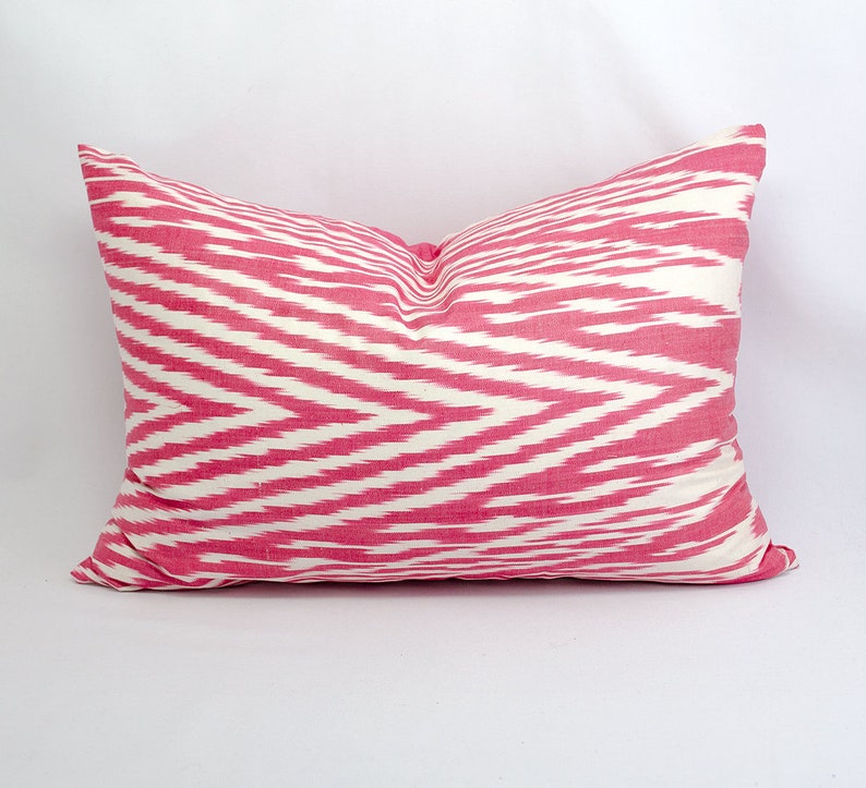 Red stripes ikat pillow cover ikat NEW Decorator Pillow Cover Ikat