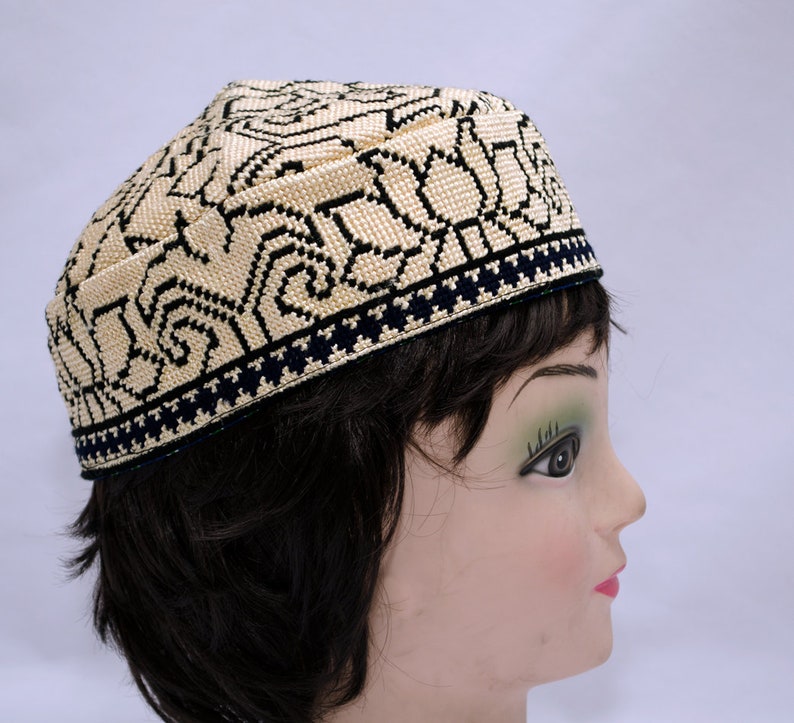 Traditional Hat for choose Uzbek silk embroidery skull cap | Etsy