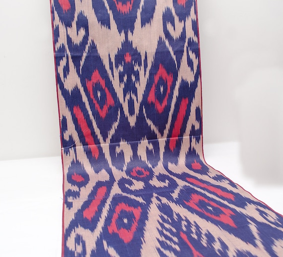 Exclusive 100/% cotton ikat fabric from Uzbekistan 8050