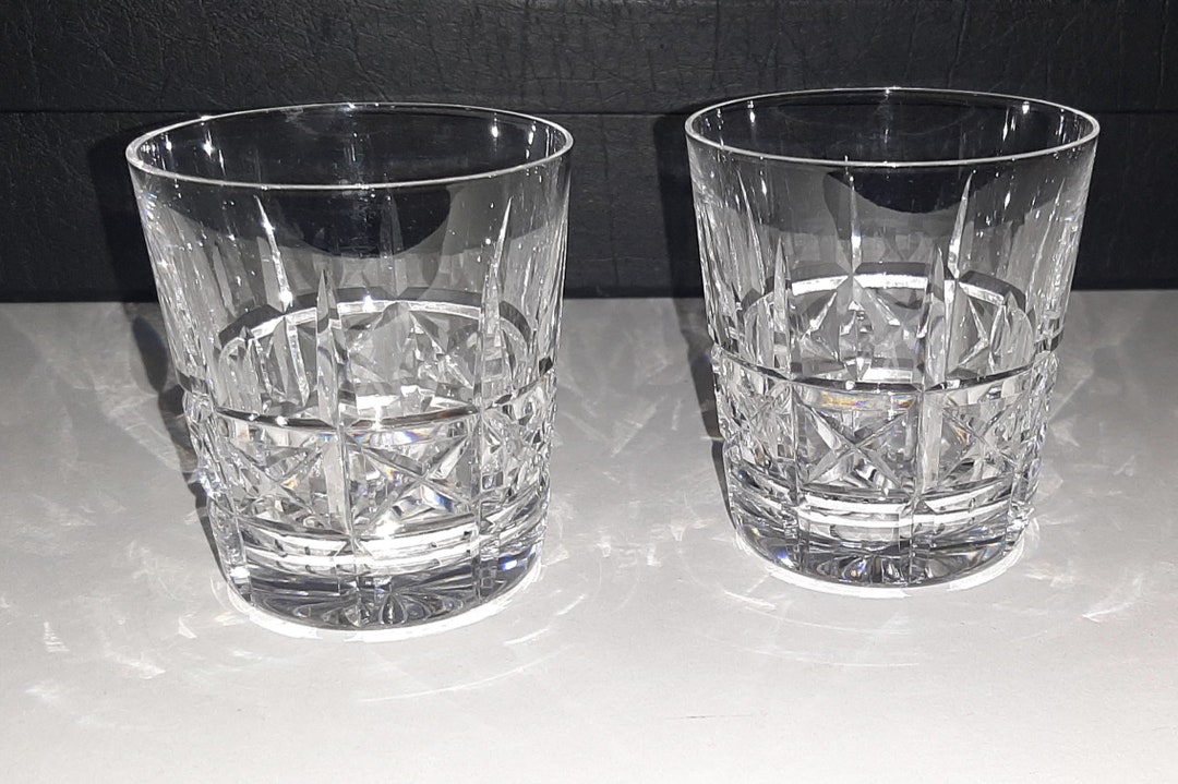 Pair Waterford Old Fashioned Whiskey Rocks Glasses Kylemore Pattern Etsy