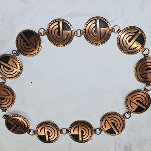 Copper Link Belt - Etsy display picture 2