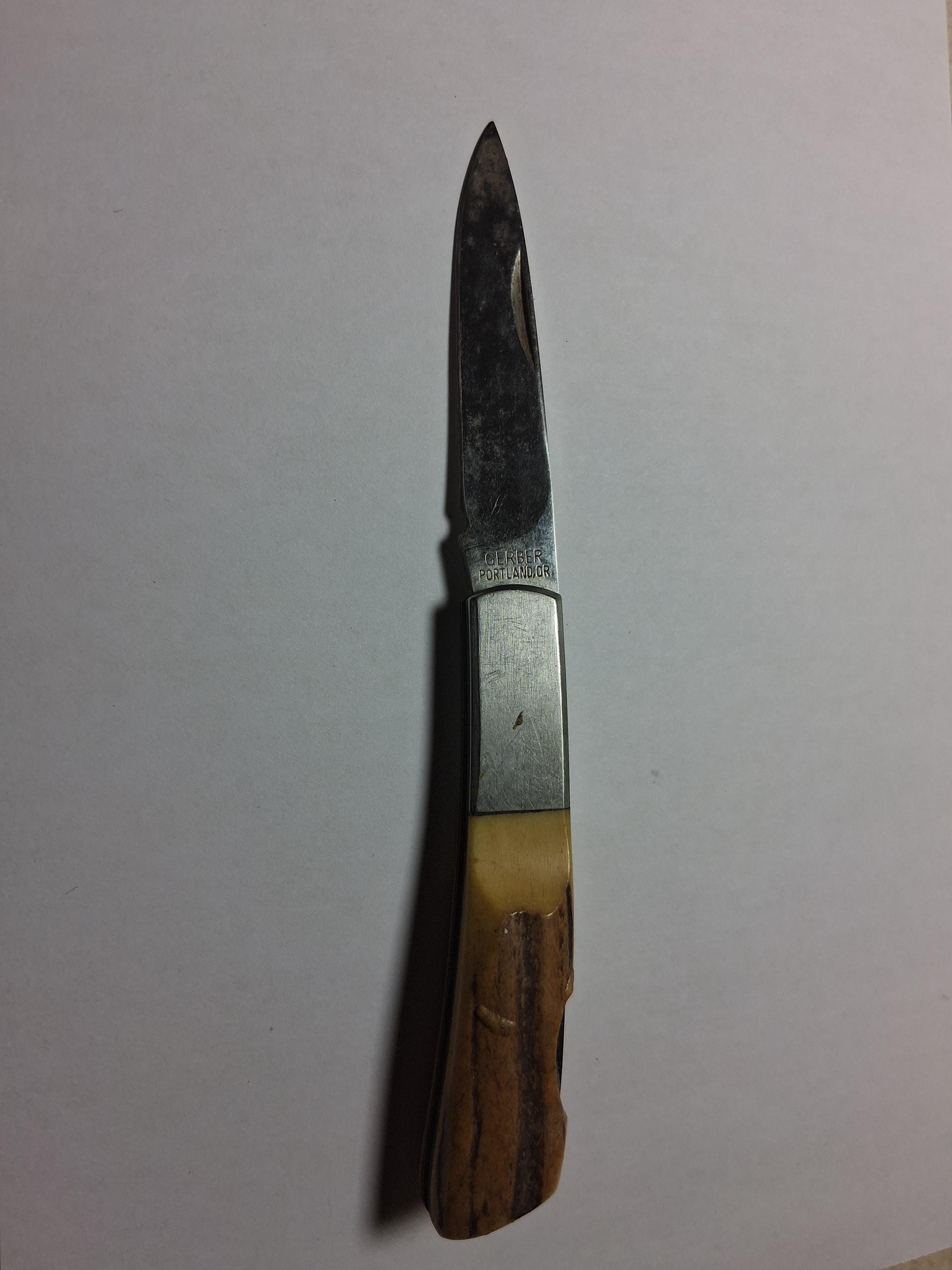 Vintage Gerber Folding Knife - Etsy