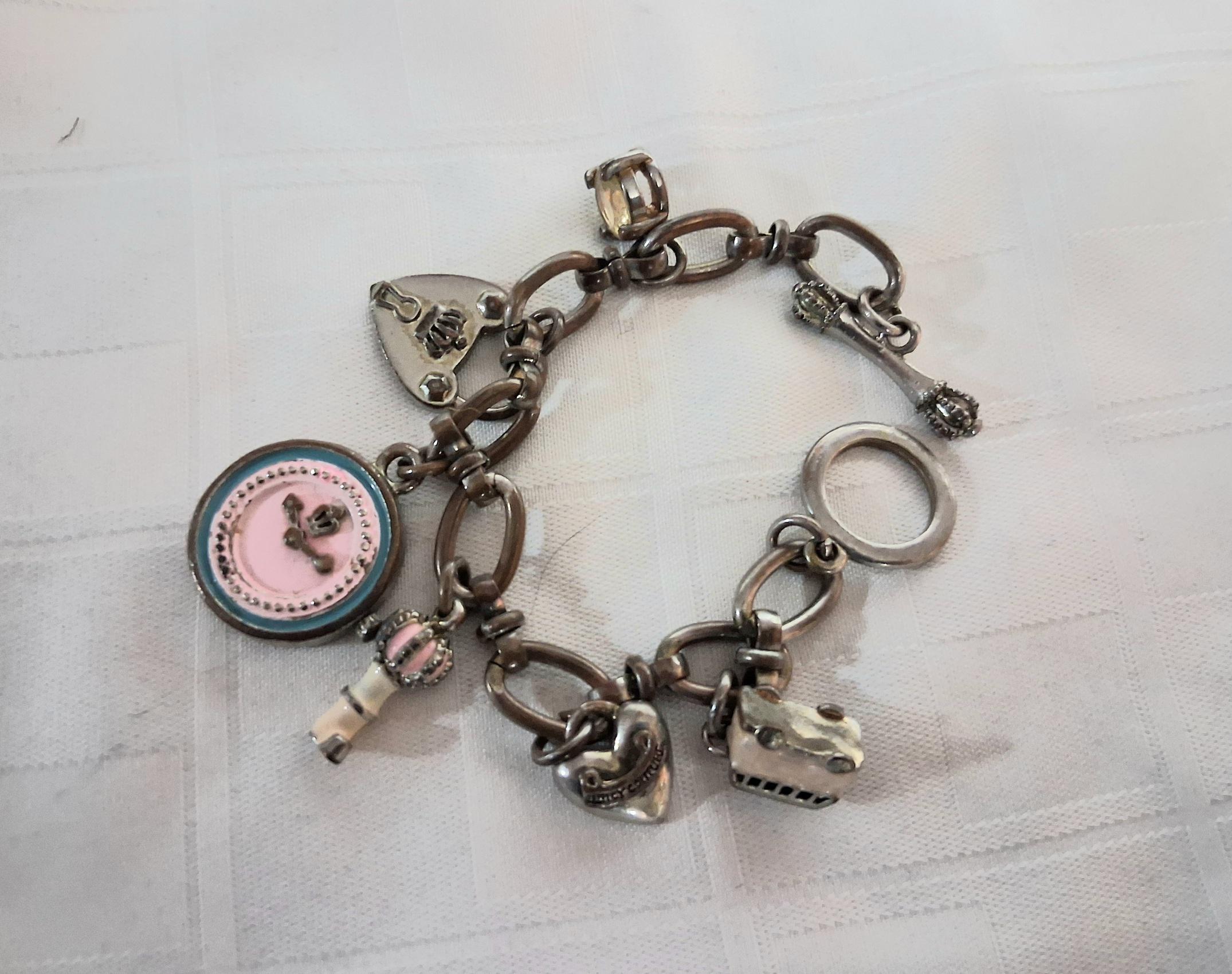 Juicy Couture Retired Limited Edition Vintage Lucky Vegas Charm Bracelet Watch Vintage Y2K Juicy Couture Charm Bracelet **if... | Depop main image 2