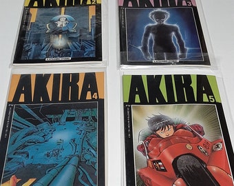 AKIRA 4 Vintage Epic 80's Comics Manga Katsuhiro Otomo