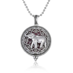 No Customs/VAT | Vintage Thai Tree of Life Pendant Necklace, Aroma Diffuser, Locket, Essential Oil Diffuser