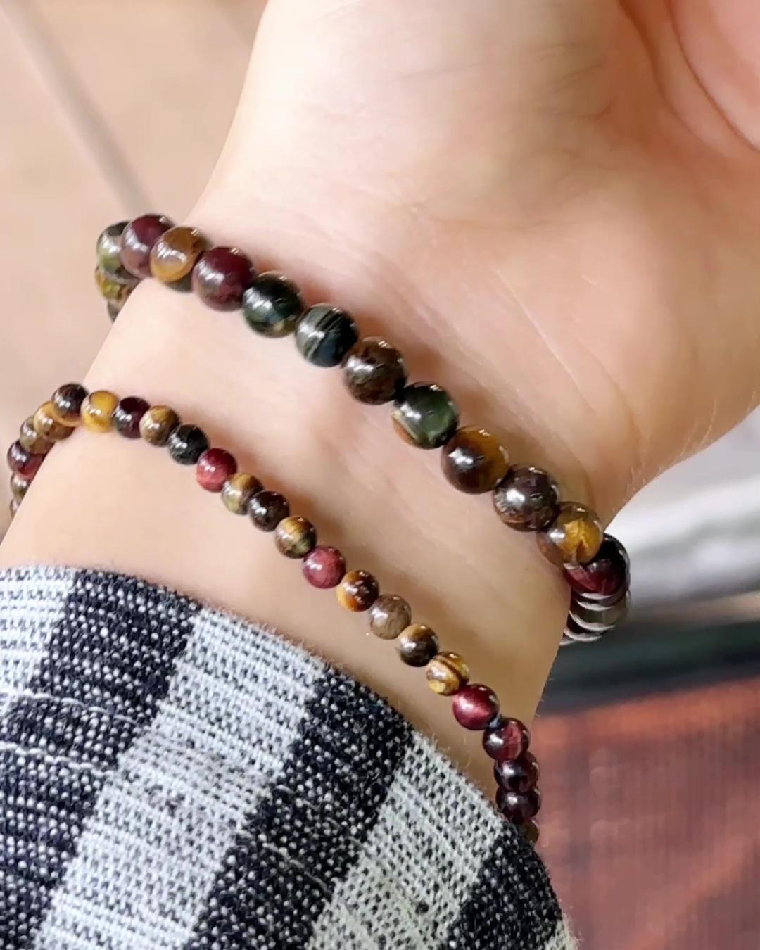 Filo Di Perle Lisce Rotonde In Tormalina Nera 4 MM 15,5 Per Gioielli