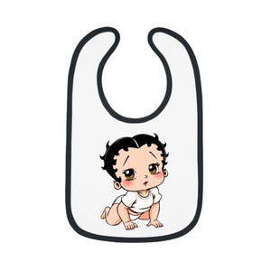 Baby Boop Bib with Cartoon Design, Perfect for Gifts, Baby Showers, and Everyday Use | Adorable Bib for Newborns