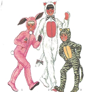 Simplicity Pattern #7683 for child's costumes as shown on envelope.  Size: 4.  This pattern has been cut..  Paper pattern.