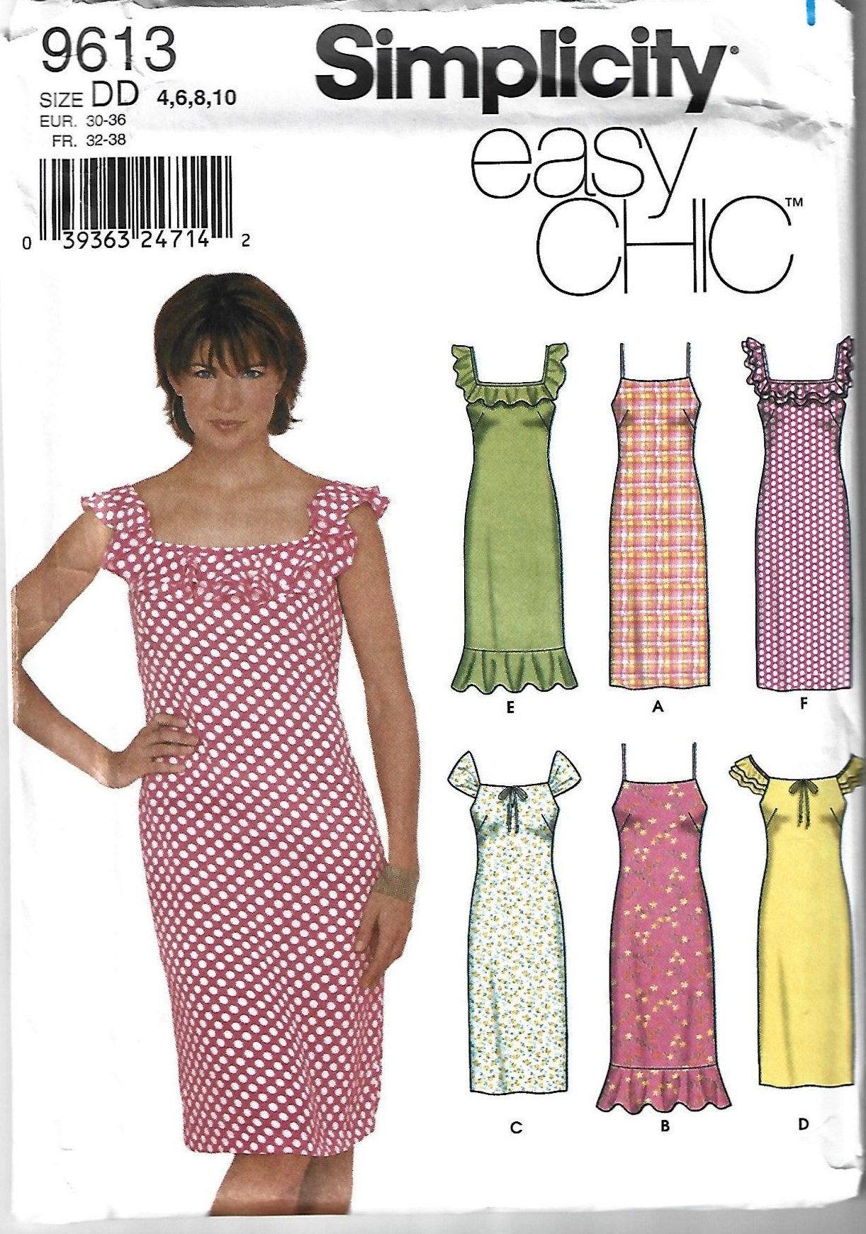 Simplicity Pattern 9613 for Misses/petite Dresses. Sizes: - Etsy