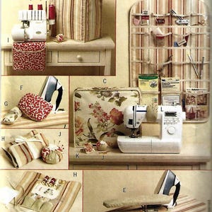 Butterick Pattern #4368 for ironing board cover, sewing machine cover, as shown on pattern envelope. Paper pattern. Brand New.  Not PDF.