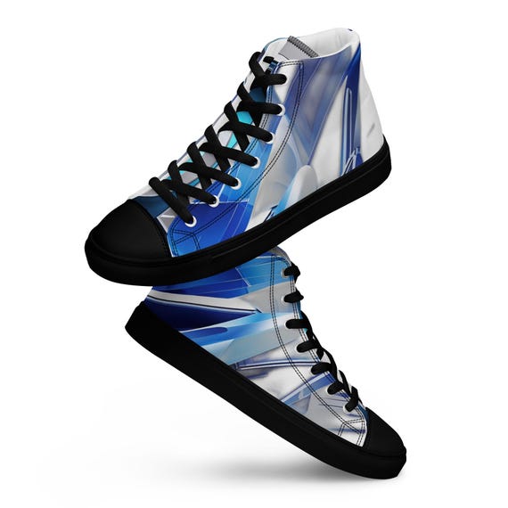 Men’s high top canvas shoes