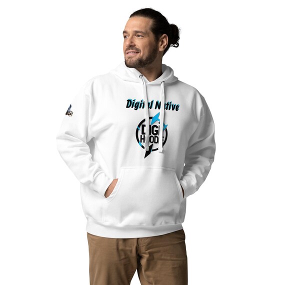 Cotton Blend Unisex Hoodie with Front Pocket