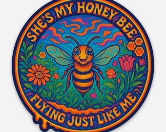 Goose Sticker - Honey Bee - Vinyl Sticker Slap, Jam Band
