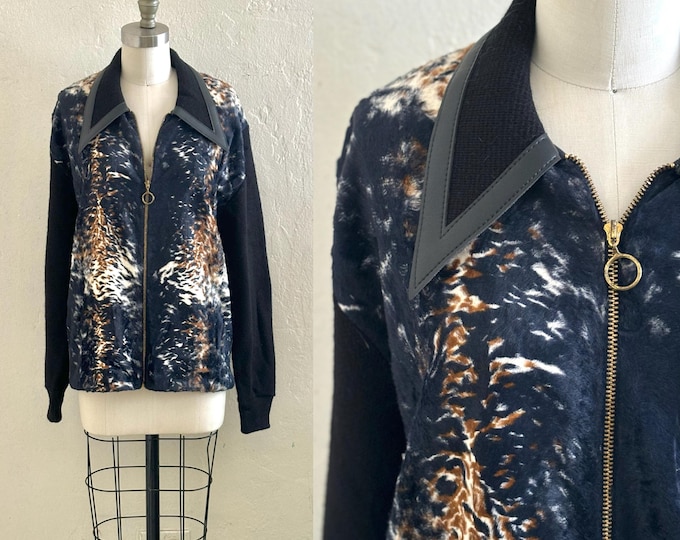 vintage black suede jacket zip up minimal jacket with pockets