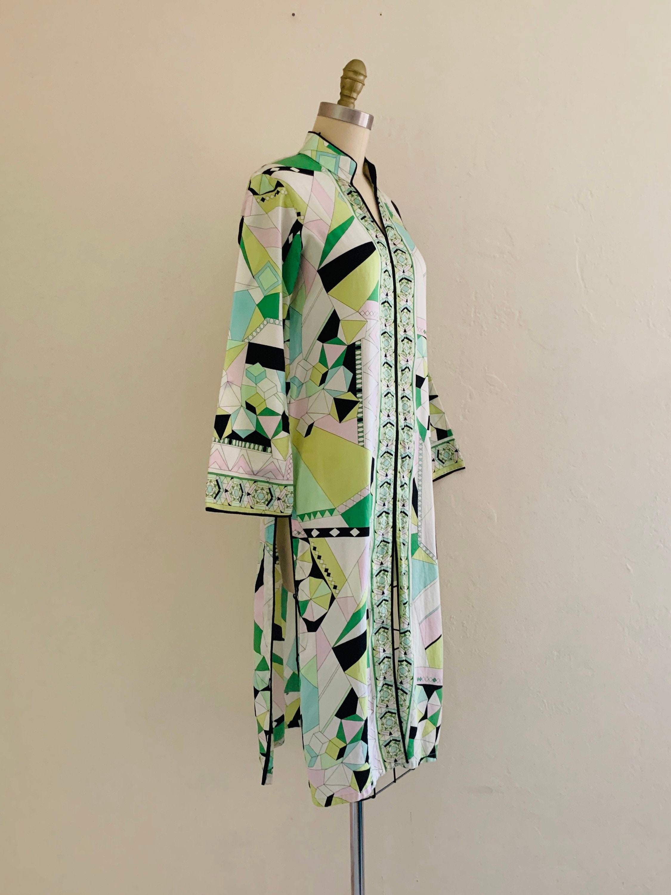 vintage 70's pucci style kaftan dress