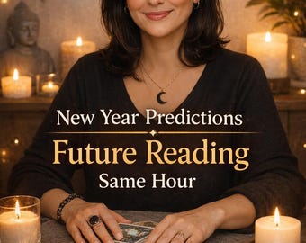 Lettura dei tarocchi di Capodanno - Consegna in un'ora - Intuizione per il 2026 - Guida per amore, carriera e vita