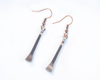 Horseshoe Nail Earrings – Hand Forged Jewelry for Horse Lovers & Riders