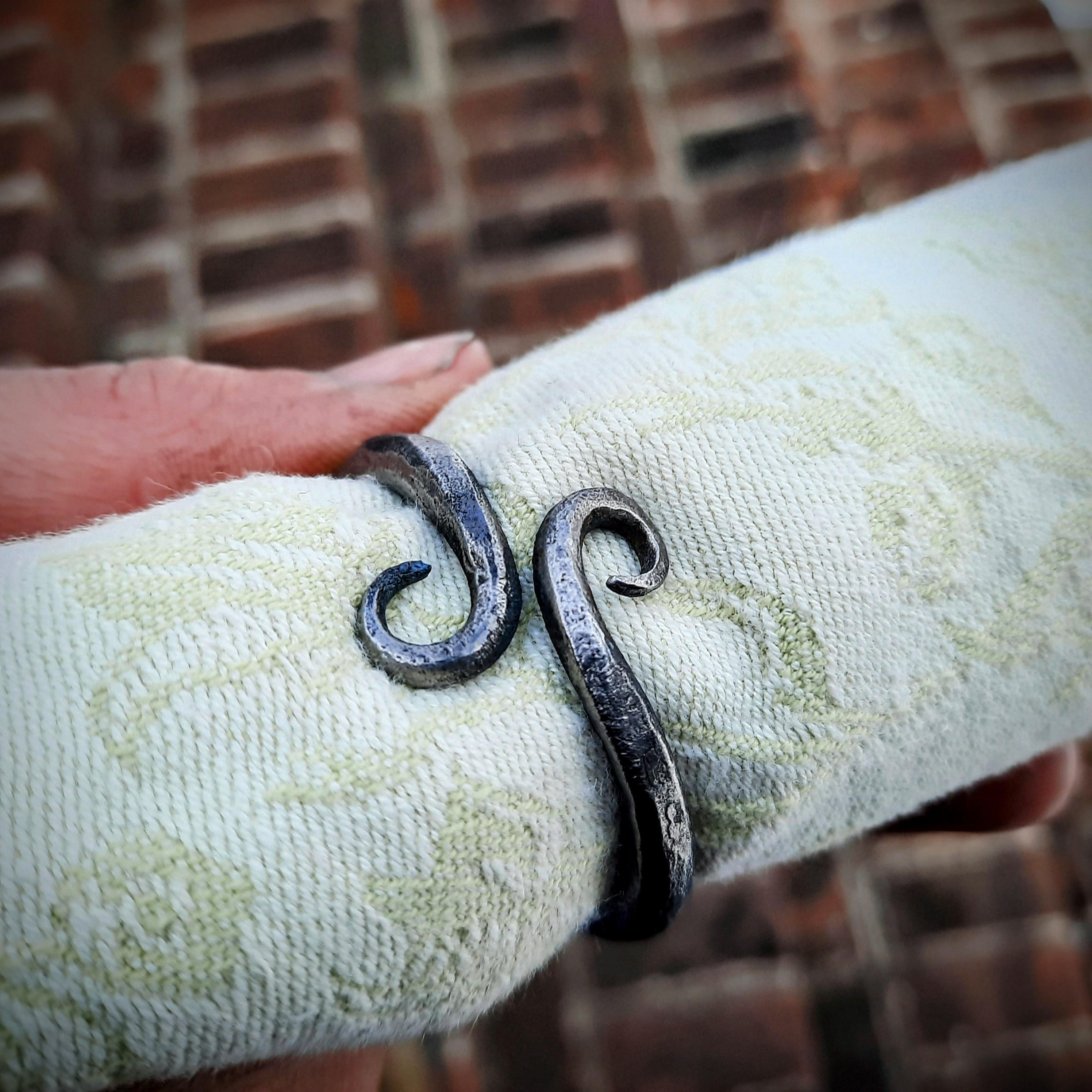 Hand Forged Napkin Holder Rings for weddings and special occasions