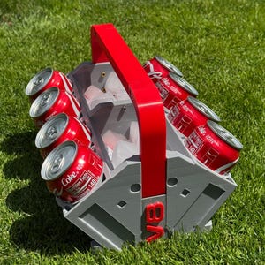 3D Printed Engine Block Can Cooler: Mechanic Car Lover Gift
