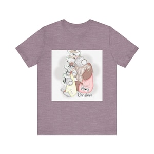 Frohe Weihnachten Unisex Shirt, Festliches T-Shirt für Feiertagsfeiern, Süßes Weihnachtskleid, Geschenk für Familie, Winterkleidung