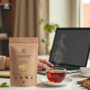 Raíz de Ashwagandha Orgánica (Withania Somnifera)/ Té Orgánico Plant-Based Wellness II 100% Libre de Químicos imagen 5