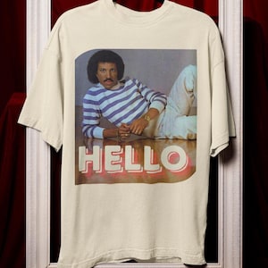 Lionel Richie Retro Graphic T-Shirt, Retro Music Unisex Comfort Colors Vintage Style Tee, Gift Music Lovers, Retro 80s Tee 80s Music T-Shirt