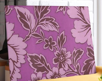 Floral Glass Cutting Board: Elegant Kitchen Decor