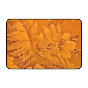 Floral Desk Mat Elegant Office Decoration Home Office Deskmat Gift Elegant Workspace Mouse Pad Unique Mousepad Present Ergonomics Mouse Pad