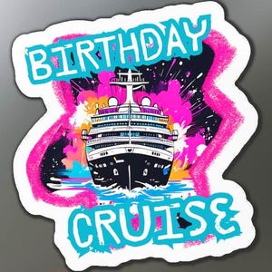 Birthday Cruise Door Magnets, Cruise Party Favors, Birthday Cruise Gifts, Magnetic Cruise Ship Stateroom Door Decorations, Cruise Door Decor