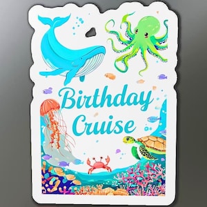 Birthday Cruise Door Magnet, Magnetic Cruise Ship Door Decorations, Cruise Ship Birthday Celebration, Birthday Cruise Door Magnet Decoration