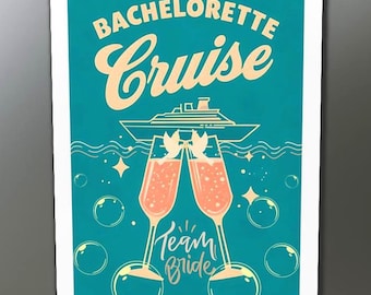 Bachelorette Cruise Door Magnets, Bachelorette Cruise Decorations, Bridal Shower Cruise Decor, Cruise Wedding Favor, Cruise Ship Door Magnet