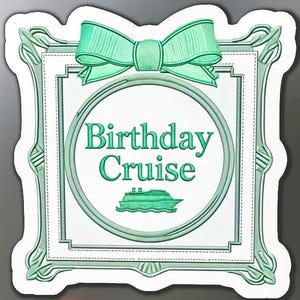 Birthday Cruise Door Magnets, Birthday Cruise Gift, Cruise Door Decor, Cruise Ship Magnet, Birthday Cruise Decor, Cruise Ship Door Decor