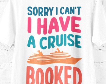 Unisex katoenen T-shirt voor een cruisevakantie, grappig cruise-T-shirt, reisshirt voor cruiseliefhebbers, cadeau voor cruiseliefhebbers